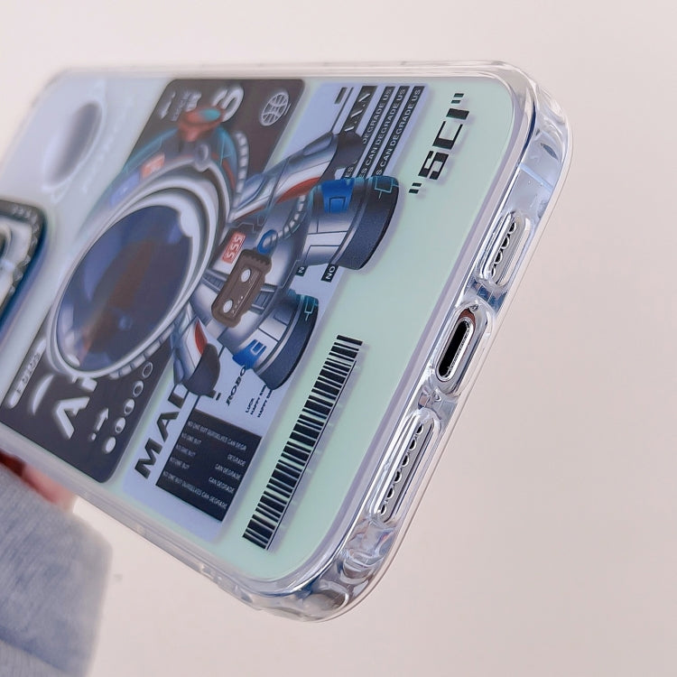 For iPhone 12 Pro Max Mechanical Astronaut Pattern TPU Phone Case(Blue) - free shipping - PMC TechLife - Order now!