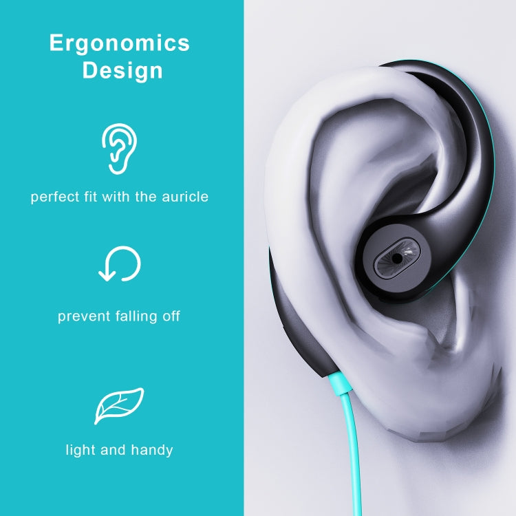 Mucro R12 Wired Stereo Over-Ear Sports Earphone, Length: 1.2m(Blue) - Sport Earphone by Mucro | Online Shopping South Africa | PMC TechLife | Buy Now Pay Later Mobicred