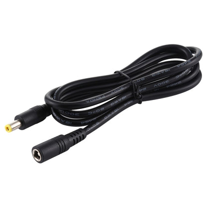 8A 5.5 x 2.5mm Female to Male DC Power Extension Cable, Cable Length:5m(Black) - Universal Power Adapter by PMC Jewellery | Online Shopping South Africa | PMC Jewellery