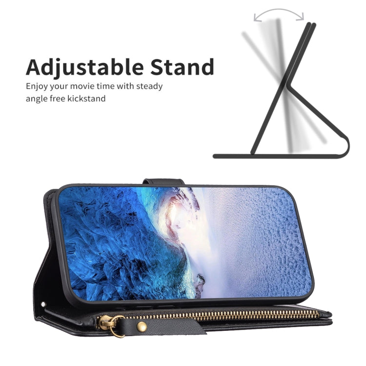 For Xiaomi 12 9 Card Slots Zipper Wallet Leather Flip Phone Case(Black) - free shipping - PMC TechLife - Order now!