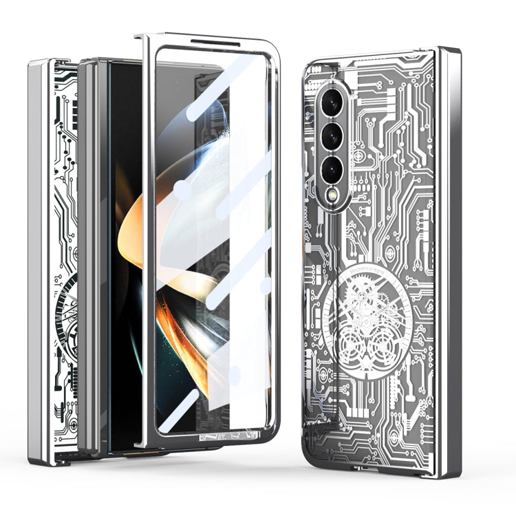 For Samsung Galaxy Z Fold3 5G Mechanical Legend Integrated Electroplating All-inclusive Phone Case(Silver) - free shipping - PMC TechLife - Order now!