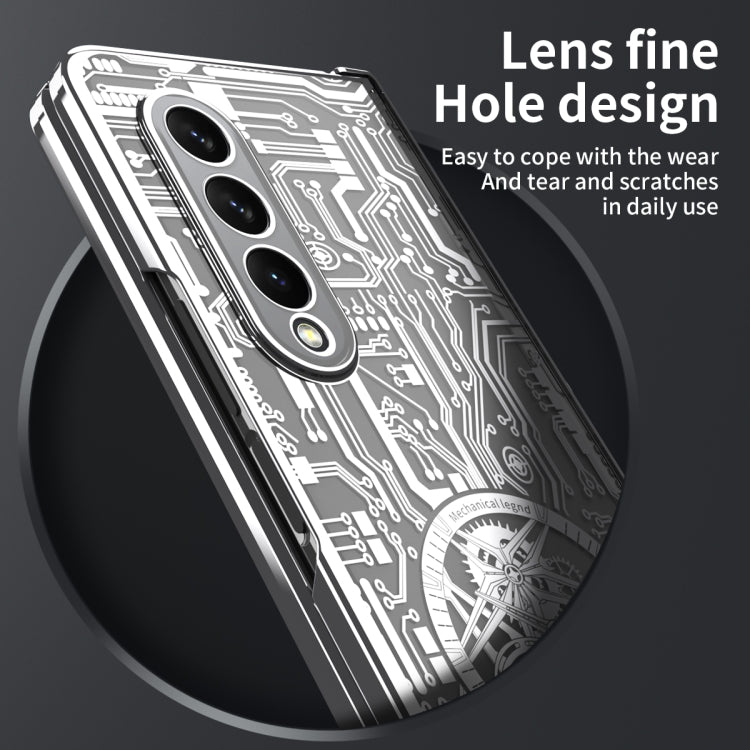 For Samsung Galaxy Z Fold3 5G Mechanical Legend Integrated Electroplating All-inclusive Phone Case(Silver) - free shipping - PMC TechLife - Order now!