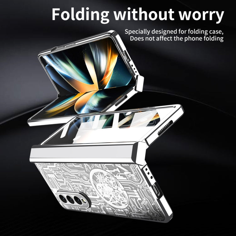 For Samsung Galaxy Z Fold3 5G Mechanical Legend Integrated Electroplating All-inclusive Phone Case(Silver) - free shipping - PMC TechLife - Order now!