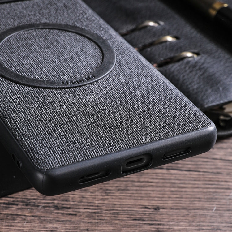 For Google Pixel 8 Pro Magsafe Magnetic Ring Cloth Texture Phone Case(Blue) - free shipping - PMC TechLife - Order now!