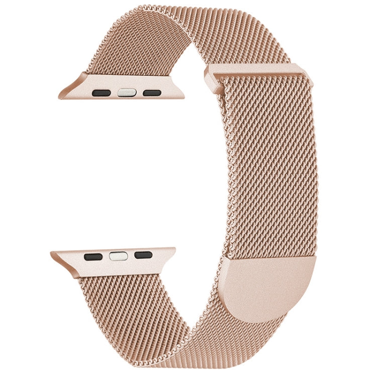 For Apple Watch 8 41mm Milanese Metal Magnetic Watch Band(Retro Gold) - Watch Bands by PMC Jewellery | Online Shopping South Africa | PMC Jewellery