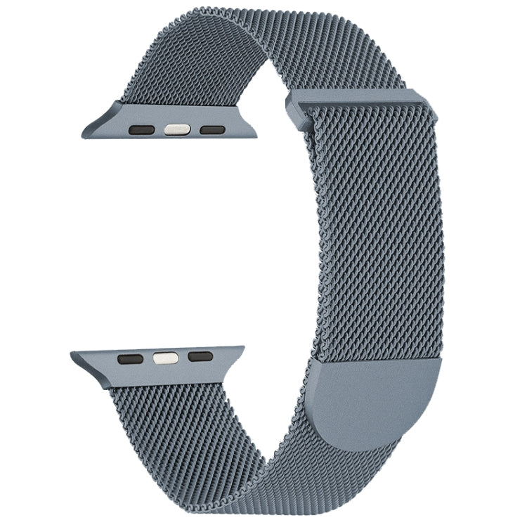 For Apple Watch 8 45mm Milanese Metal Magnetic Watch Band(Space Grey) - Watch Bands by PMC TechLife | Online Shopping South Africa | PMC TechLife