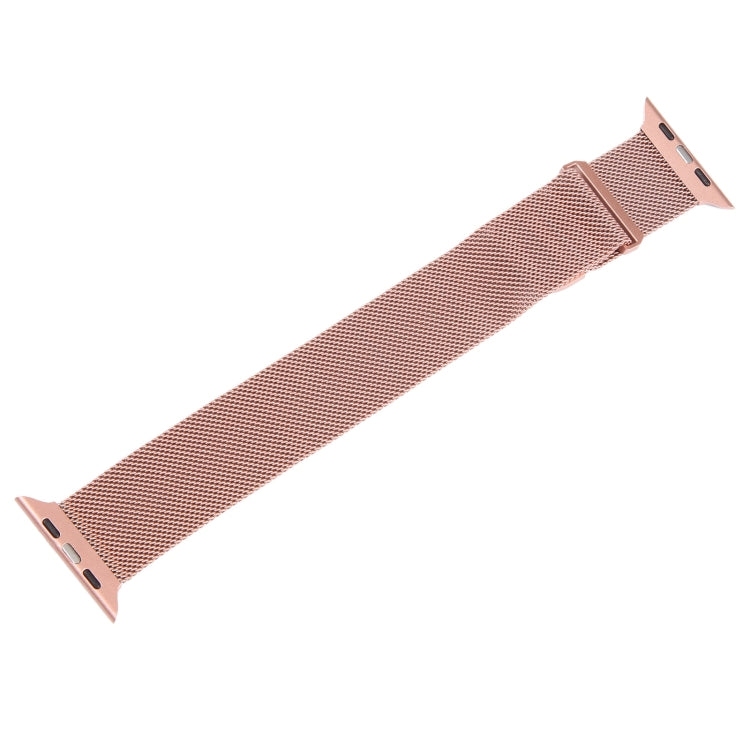 For Apple Watch 6 40mm Milanese Metal Magnetic Watch Band(Pink) - Watch Bands by PMC Jewellery | Online Shopping South Africa | PMC Jewellery