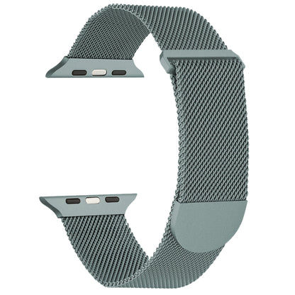 For Apple Watch 4 40mm Milanese Metal Magnetic Watch Band(Pine Green) - Watch Bands by PMC Jewellery | Online Shopping South Africa | PMC Jewellery