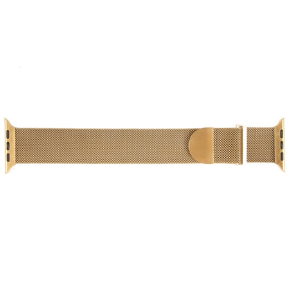 For Apple Watch 4 44mm Milanese Metal Magnetic Watch Band(Gold) - Watch Bands by PMC Jewellery | Online Shopping South Africa | PMC Jewellery