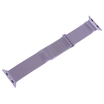 For Apple Watch 4 44mm Milanese Metal Magnetic Watch Band(Lavender Purple) - Watch Bands by PMC Jewellery | Online Shopping South Africa | PMC Jewellery