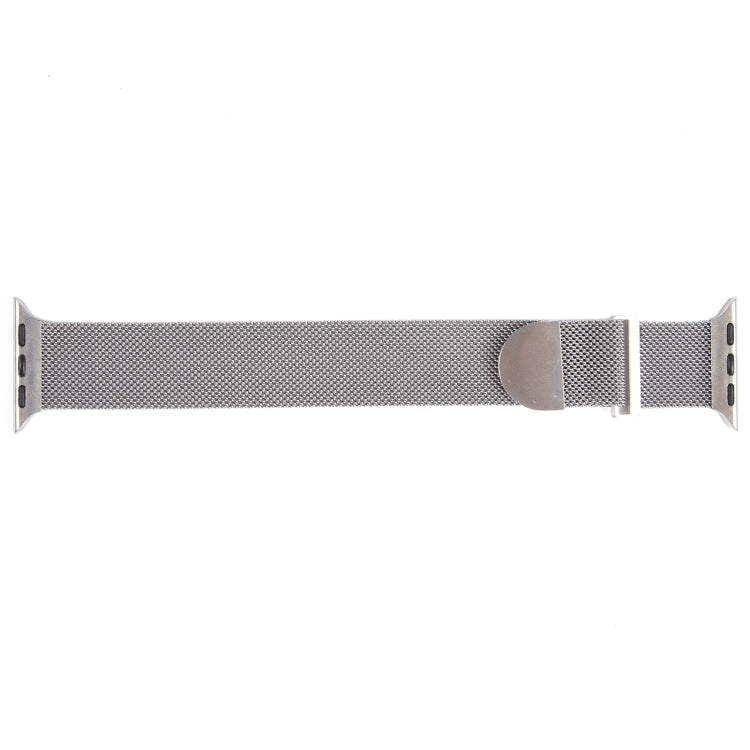 For Apple Watch 3 38mm Milanese Metal Magnetic Watch Band(Silver) - Watch Bands by PMC TechLife | Online Shopping South Africa | PMC TechLife