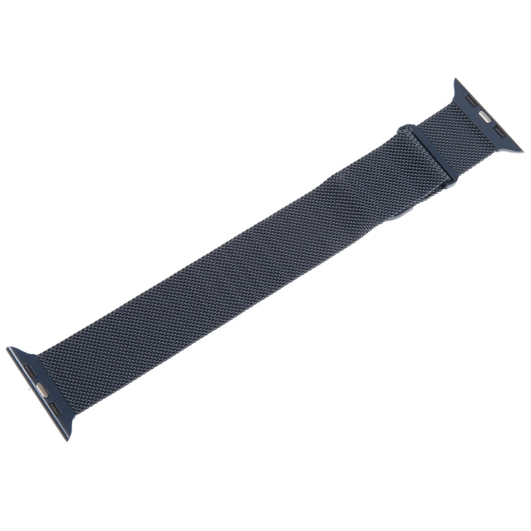 For Apple Watch 3 38mm Milanese Metal Magnetic Watch Band(Midnight Blue) - Watch Bands by PMC Jewellery | Online Shopping South Africa | PMC Jewellery