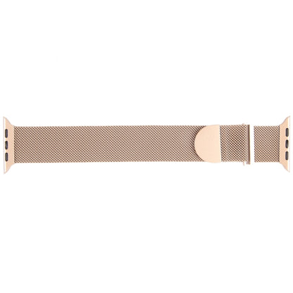 For Apple Watch 2 38mm Milanese Metal Magnetic Watch Band(Retro Gold) - Watch Bands by PMC Jewellery | Online Shopping South Africa | PMC Jewellery