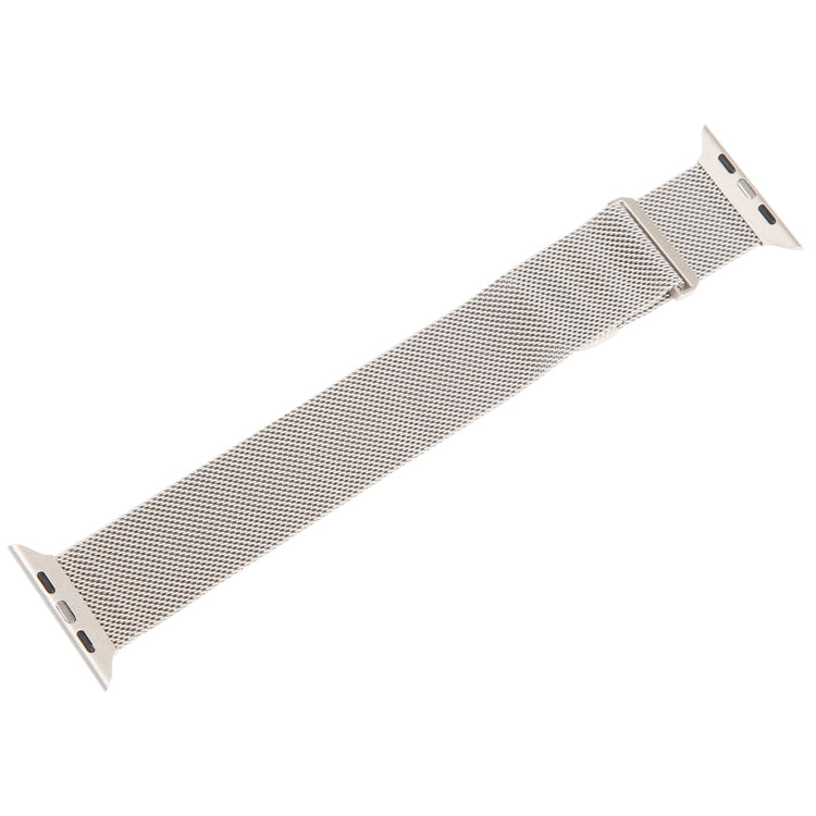 For Apple Watch 2 42mm Milanese Metal Magnetic Watch Band(Starlight) - Watch Bands by PMC TechLife | Online Shopping South Africa | PMC TechLife