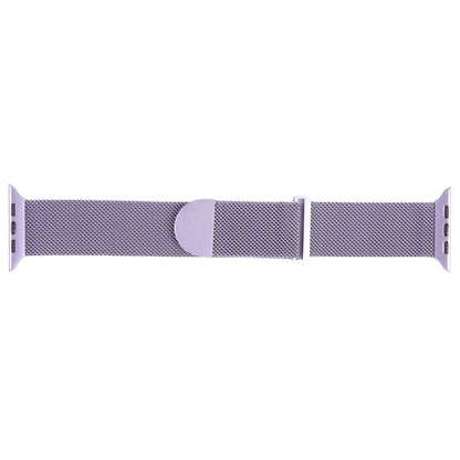 For Apple Watch 38mm Milanese Metal Magnetic Watch Band(Lavender Purple) - Watch Bands by PMC Jewellery | Online Shopping South Africa | PMC Jewellery