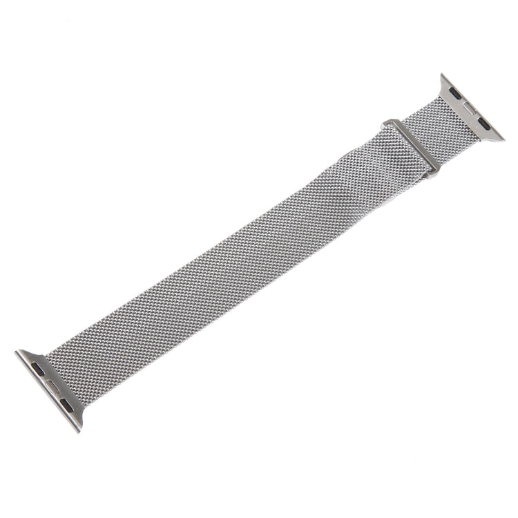 For Apple Watch 9 41mm Milanese Metal Magnetic Watch Band(Silver) - Watch Bands by PMC TechLife | Online Shopping South Africa | PMC TechLife