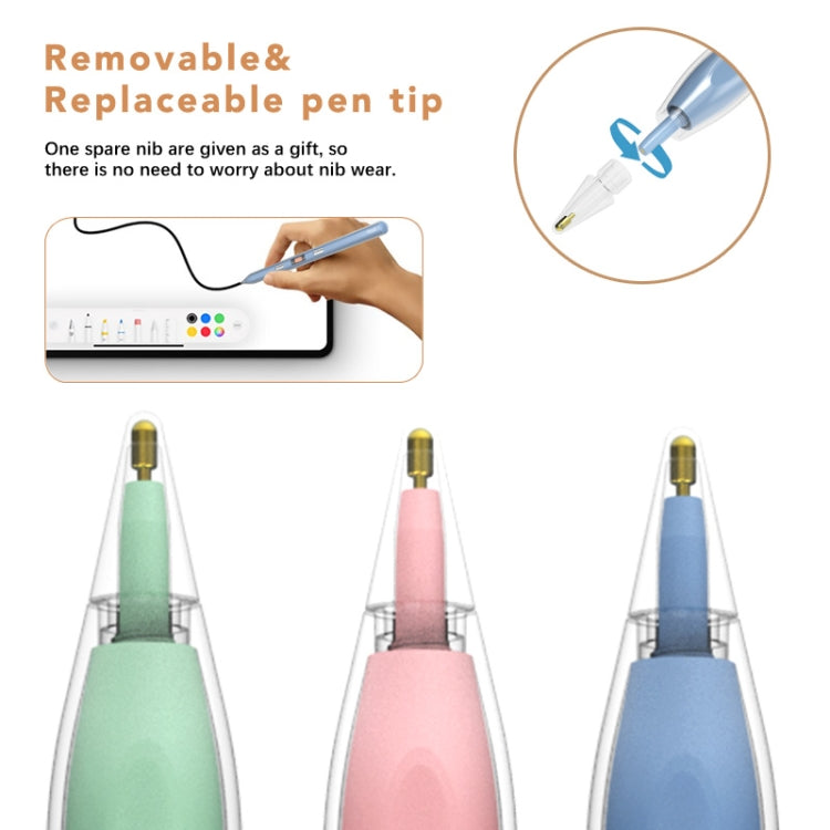 P10s Transparent Case Wireless Charging Stylus Pen for iPad 2018 or Later(Purple) - Stylus Pen by PMC TechLife | Online Shopping South Africa | PMC TechLife
