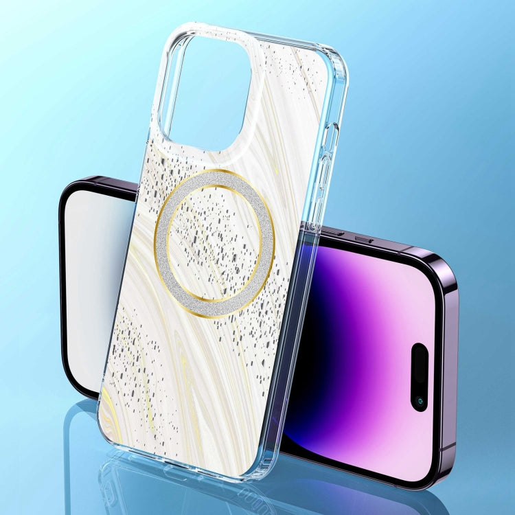 For iPhone 12 Pro Max Dual-side IMD Marble Magsafe Phone Case(White) - free shipping - PMC TechLife - Order now!