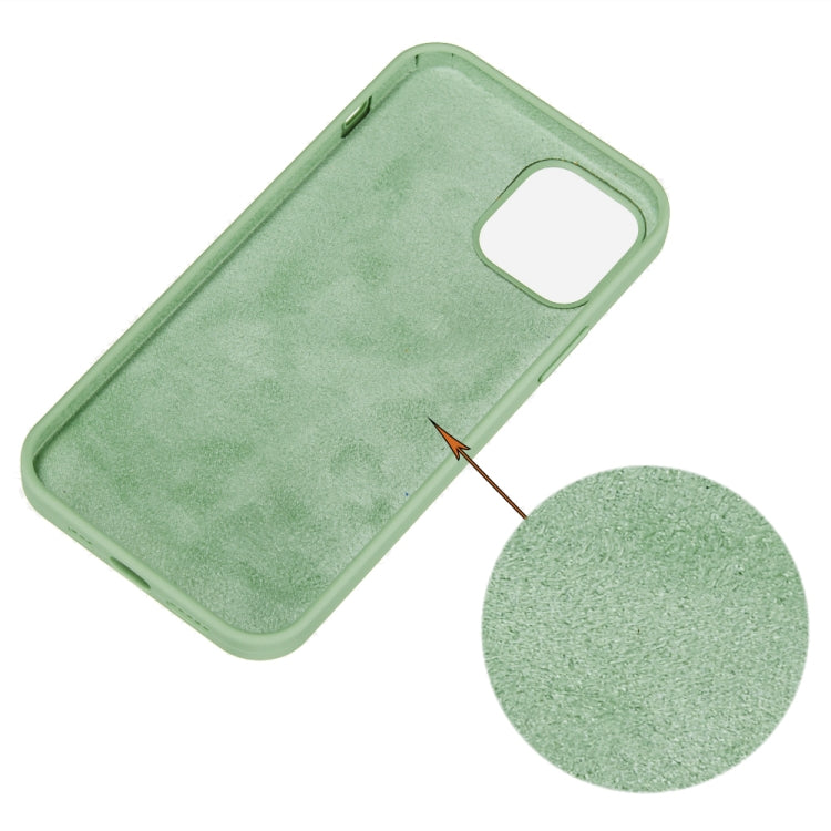 For iPhone 15 Solid Color Silicone Phone Case(Mint Green) - iPhone 15 Cases by PMC Jewellery | Online Shopping South Africa | PMC Jewellery