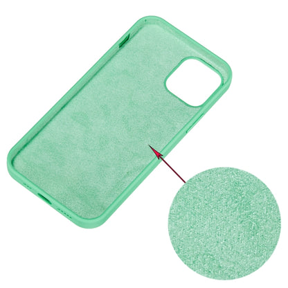 For iPhone 15 Solid Color Silicone Phone Case(Green) - iPhone 15 Cases by PMC Jewellery | Online Shopping South Africa | PMC Jewellery