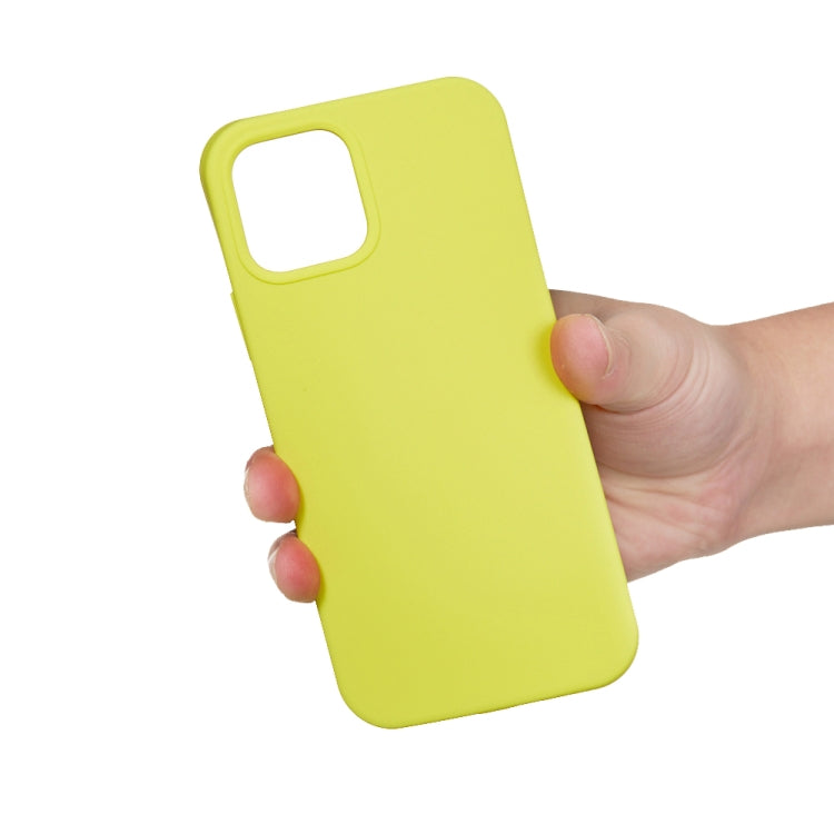 For iPhone 15 Solid Color Silicone Phone Case(Lemon Yellow) - iPhone 15 Cases by PMC TechLife | Online Shopping South Africa | PMC TechLife