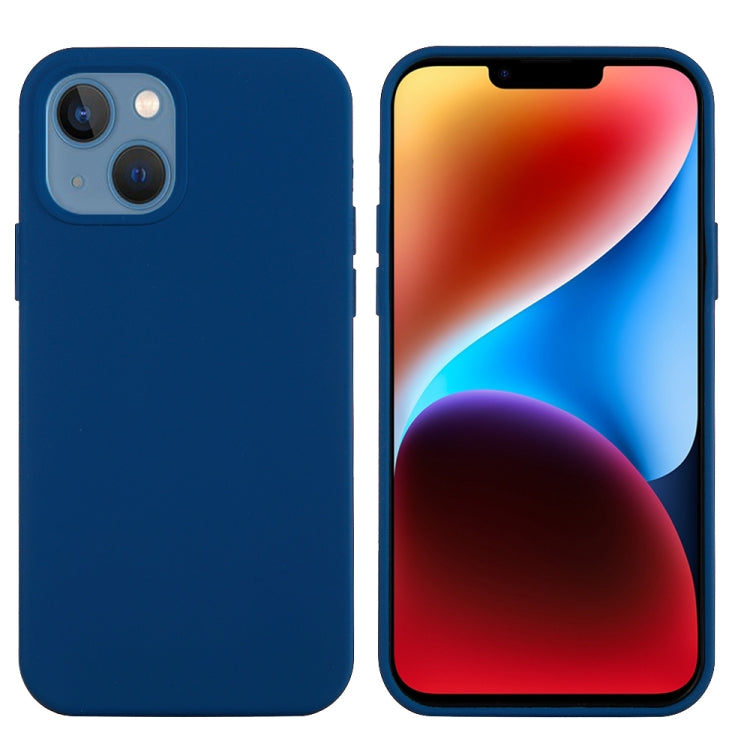 For iPhone 15 Plus Solid Color Silicone Phone Case(Cobalt Blue) - iPhone 15 Plus Cases by PMC TechLife | Online Shopping South Africa | PMC TechLife