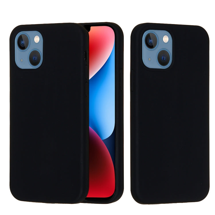 For iPhone 15 Plus Solid Color Silicone Phone Case(Black) - iPhone 15 Plus Cases by PMC TechLife | Online Shopping South Africa | PMC TechLife