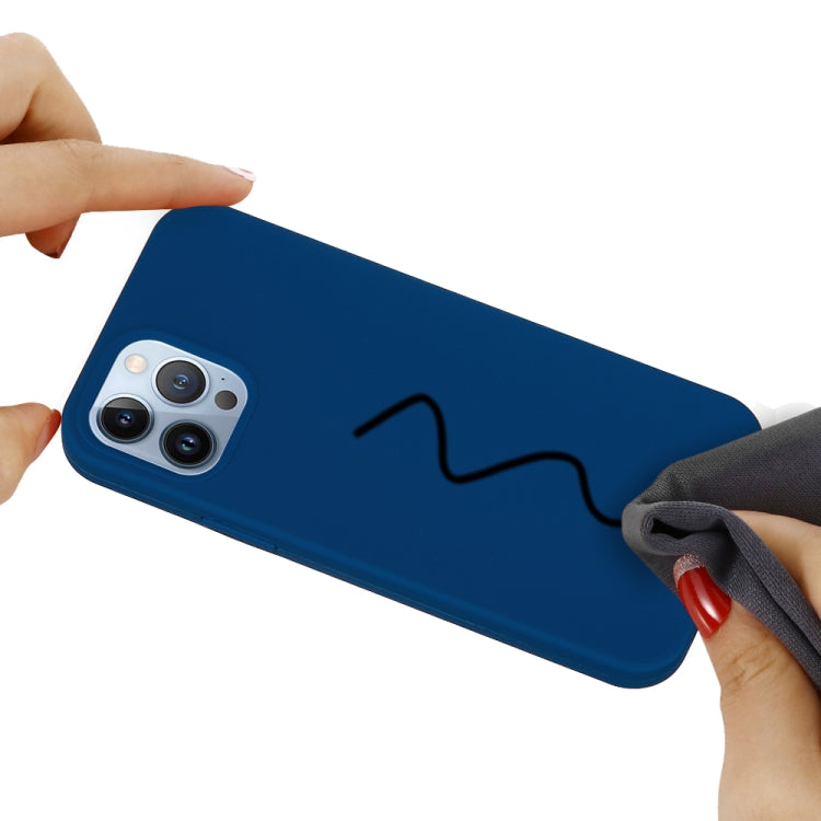 For iPhone 15 Pro Solid Color Silicone Phone Case(Cobalt Blue) - iPhone 15 Pro Cases by PMC TechLife | Online Shopping South Africa | PMC TechLife