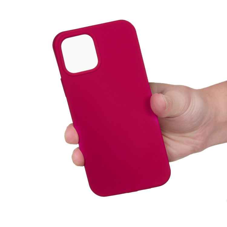 For iPhone 15 Pro Solid Color Silicone Phone Case(Rose Red) - iPhone 15 Pro Cases by PMC TechLife | Online Shopping South Africa | PMC TechLife