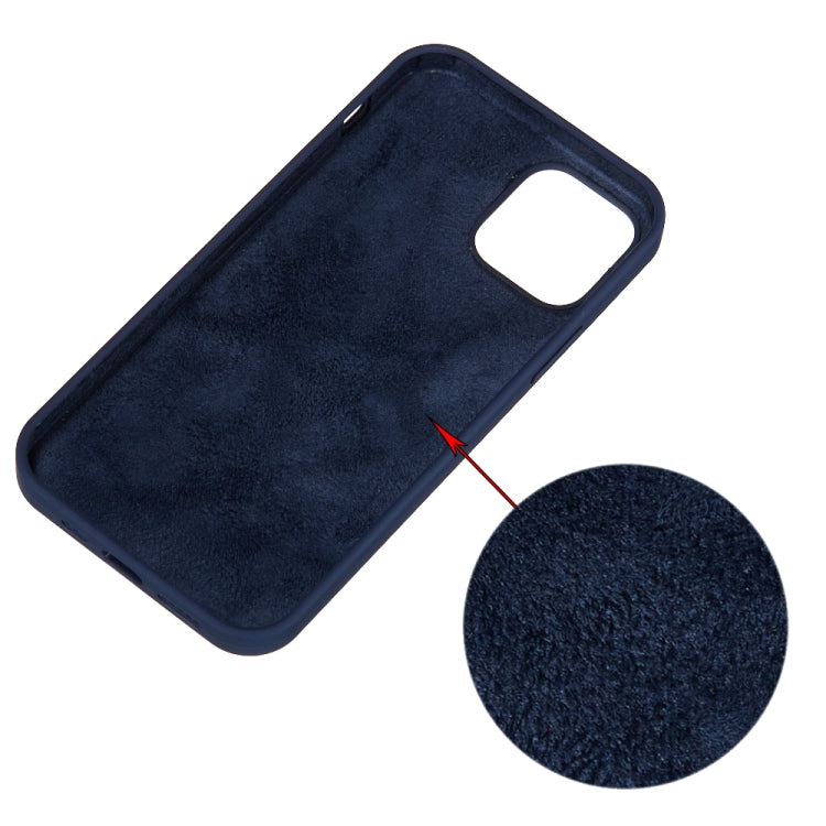 For iPhone 15 Pro Max Solid Color Silicone Phone Case(Midnight Blue) - iPhone 15 Pro Max Cases by PMC TechLife | Online Shopping South Africa | PMC TechLife
