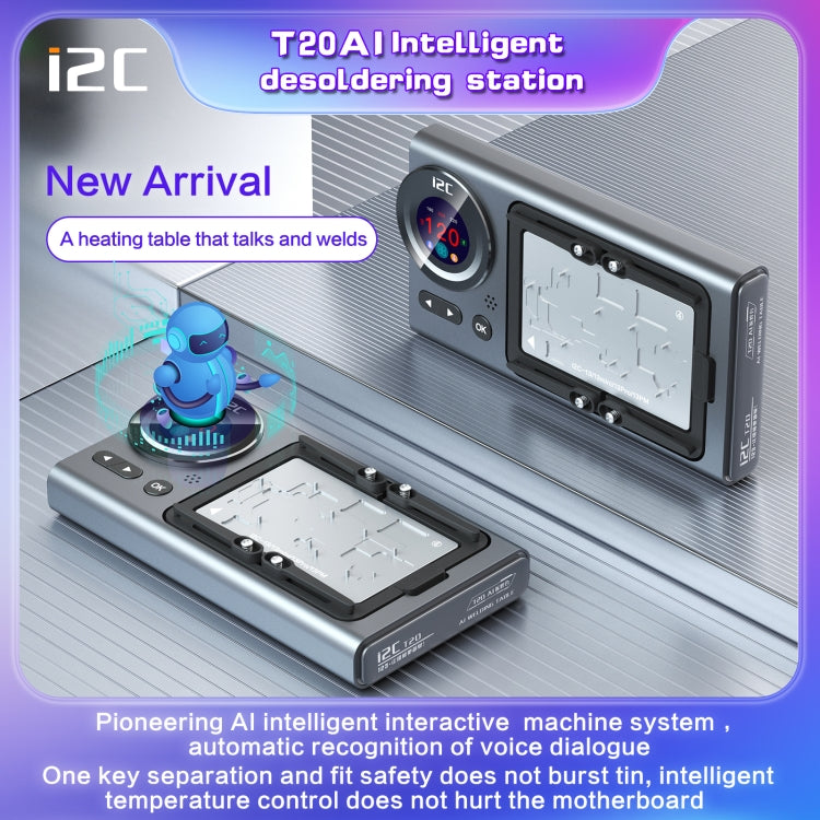 i2C T20 Intelligent Motherboard Middle Layered Heating Platform For iPhone X-13 Series, Plug:US - free shipping - PMC TechLife - Order now!