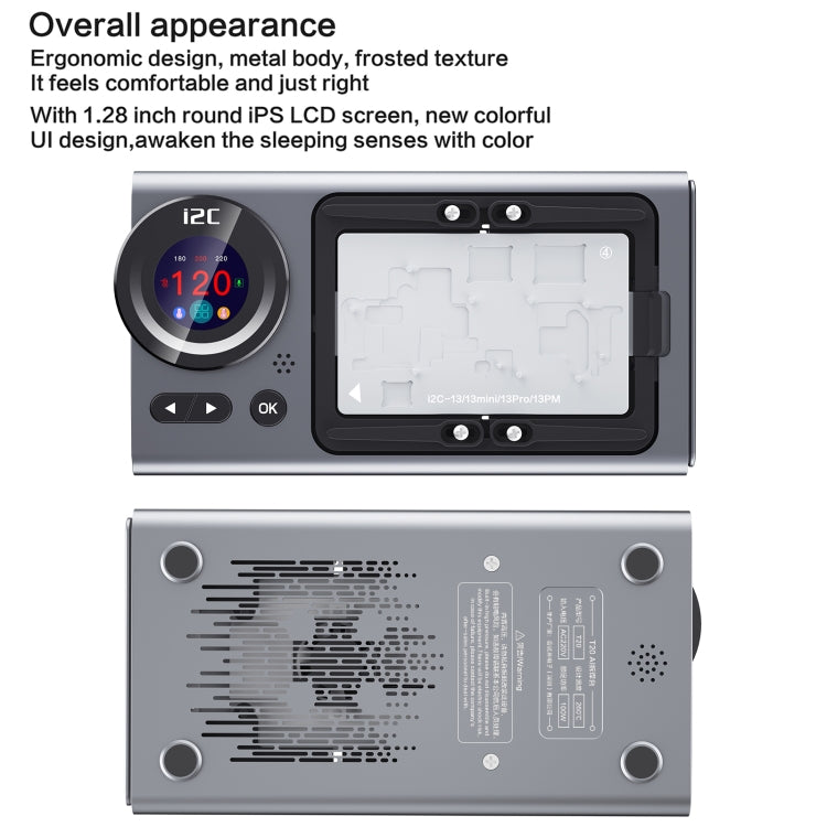 i2C T20 Intelligent Motherboard Middle Layered Heating Platform For iPhone X-14 Series, Plug:US - free shipping - PMC TechLife - Order now!