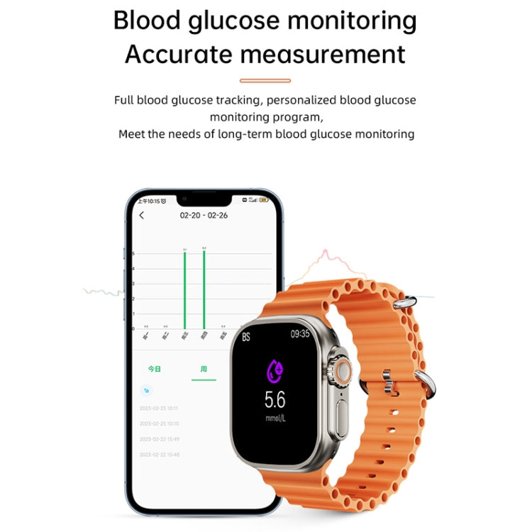 WS-E9 Ultra 2.2 inch IP67 Waterproof Silicone Band Smart Watch, Support Heart Rate / NFC(Silver) - Smart Watches by PMC TechLife | Online Shopping South Africa | PMC TechLife