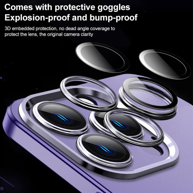 For iPhone 13 Pro Max Frosted Metal Material Phone Case with Lens Protection(Light Blue) - free shipping - PMC TechLife - Order now!