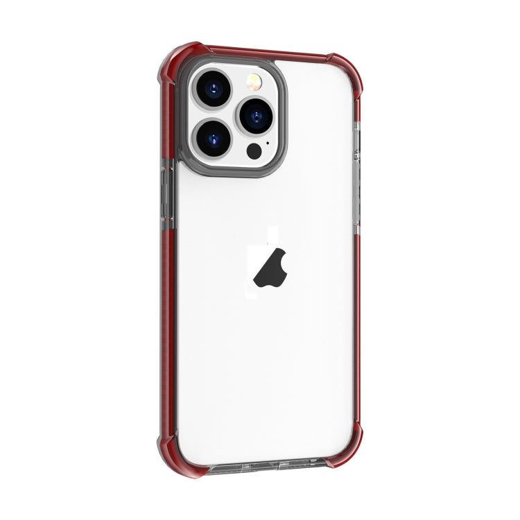 For iPhone 15 Pro Max Four-corner Shockproof TPU + Acrylic Phone Case(Brown) - iPhone 15 Pro Max Cases by PMC TechLife | Online Shopping South Africa | PMC TechLife
