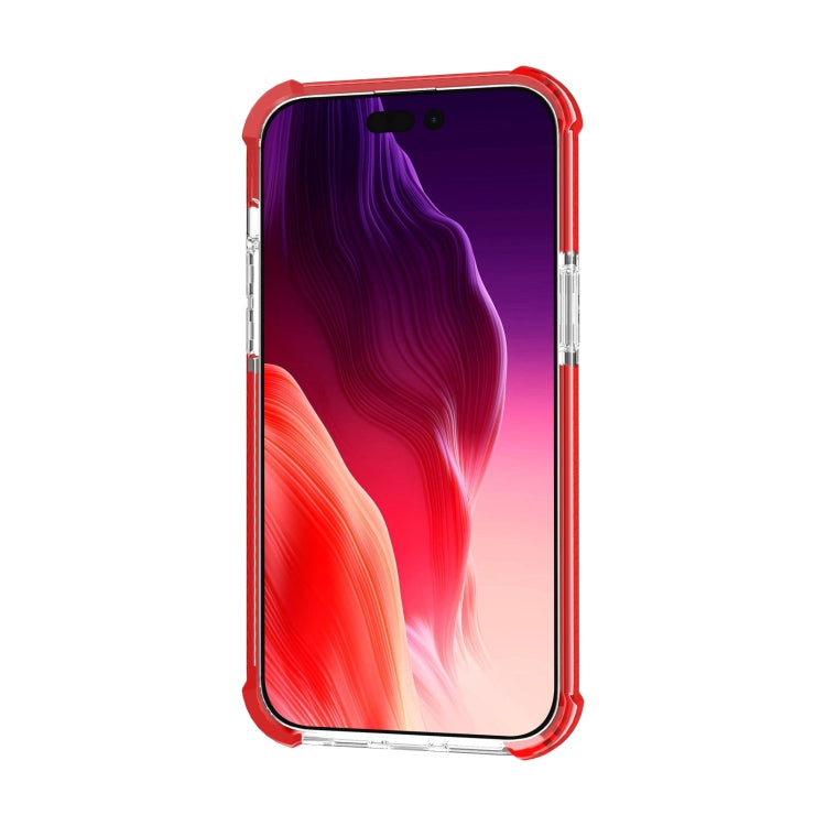 For iPhone 15 Plus Four-corner Shockproof TPU + Acrylic Phone Case(Red) - iPhone 15 Plus Cases by PMC TechLife | Online Shopping South Africa | PMC TechLife