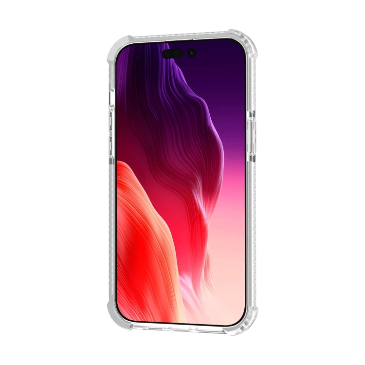 For iPhone 15 Plus Four-corner Shockproof TPU + Acrylic Phone Case(Transparent) - iPhone 15 Plus Cases by PMC TechLife | Online Shopping South Africa | PMC TechLife