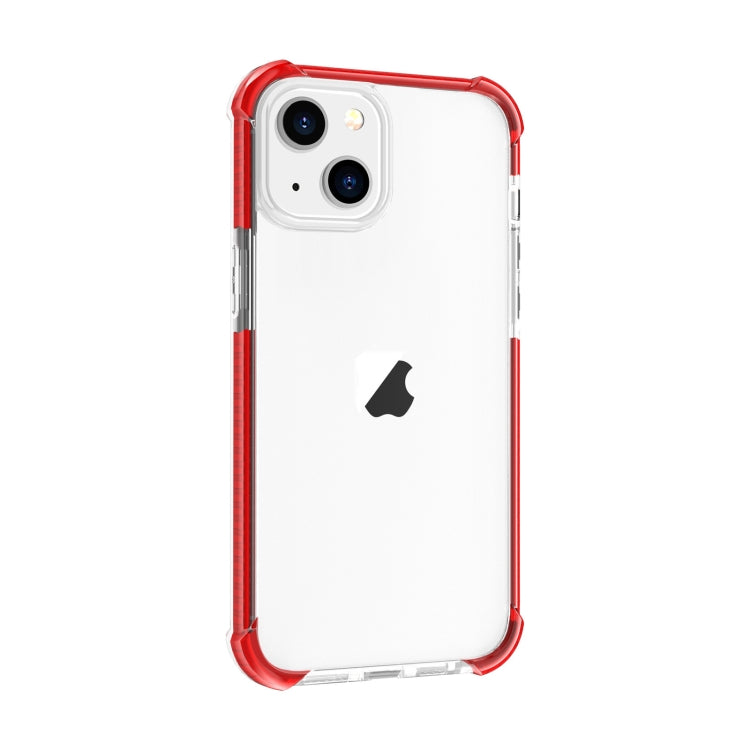 For iPhone 15 Four-corner Shockproof TPU + Acrylic Phone Case(Red) - iPhone 15 Cases by PMC TechLife | Online Shopping South Africa | PMC TechLife