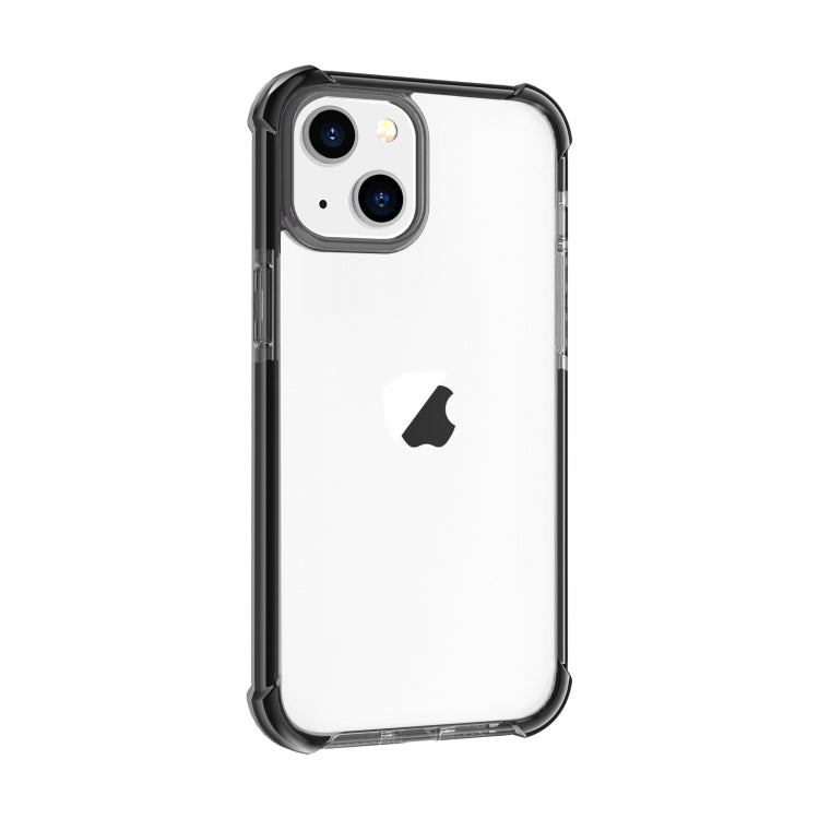 For iPhone 15 Four-corner Shockproof TPU + Acrylic Phone Case(Black) - iPhone 15 Cases by PMC TechLife | Online Shopping South Africa | PMC TechLife