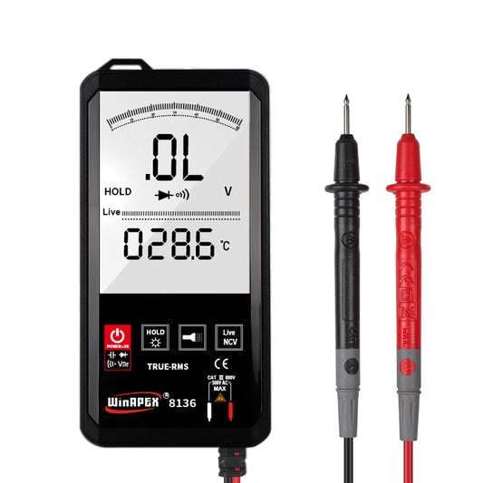 WinAPEX Smart Touch Screen Digital Multimeter, Model:8136 - Digital Multimeter by WinAPEX | Online Shopping South Africa | PMC Jewellery | Buy Now Pay Later Mobicred