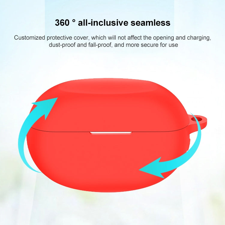 For Realme Buds Air5 Pro Wireless Earphone Silicone Protective Case(Red) - free shipping - PMC TechLife - Order now!