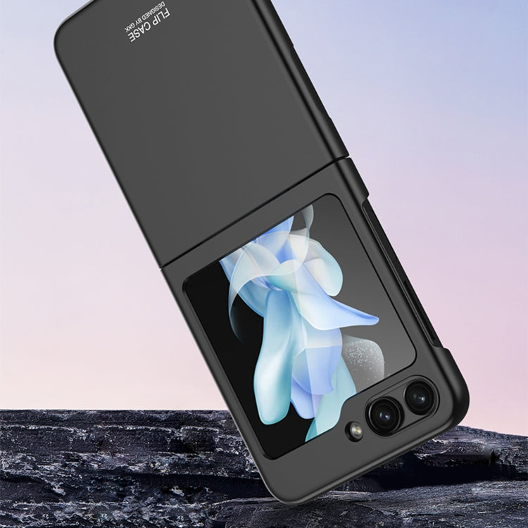 For Samsung Galaxy Z Flip5 GKK Ultra-thin Full Coverage Phone Case(Black) - Galaxy Z Flip5 Cases by GKK | Online Shopping South Africa | PMC TechLife | Buy Now Pay Later Mobicred
