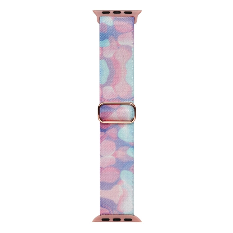 For Apple Watch 6 44mm Painted Pattern Nylon Replacement Watch Band(Water Fluid) - Watch Bands by PMC TechLife | Online Shopping South Africa | PMC TechLife