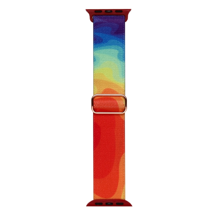 For Apple Watch 2 42mm Painted Pattern Nylon Replacement Watch Band(Liquid Colorful) - Watch Bands by PMC TechLife | Online Shopping South Africa | PMC TechLife