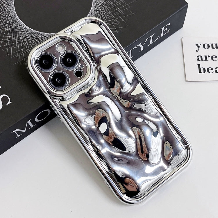 For iPhone 12 Pro Electroplating Meteorite Texture TPU Phone Case(Silver) - free shipping - PMC TechLife - Order now!
