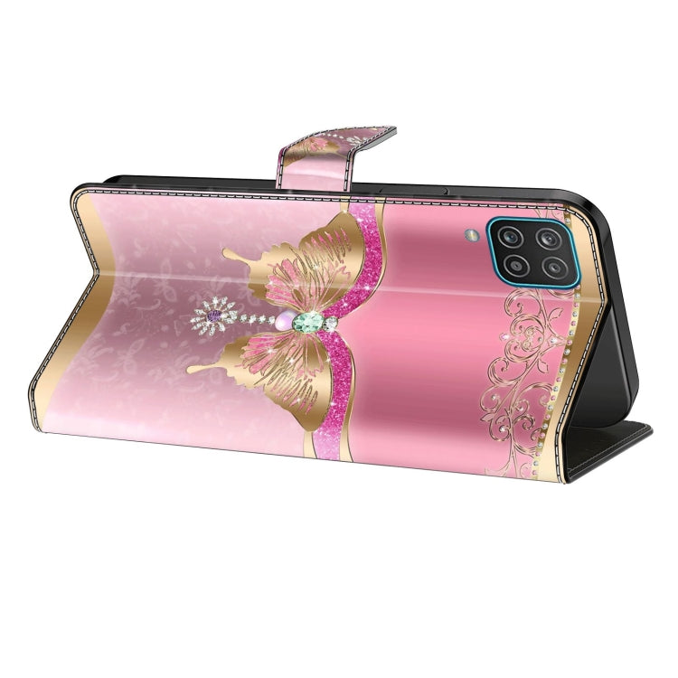 For Xiaomi Redmi A1+ / A2 / A2+ Crystal 3D Shockproof Protective Leather Phone Case(Pink Bottom Butterfly) - free shipping - PMC TechLife - Order now!