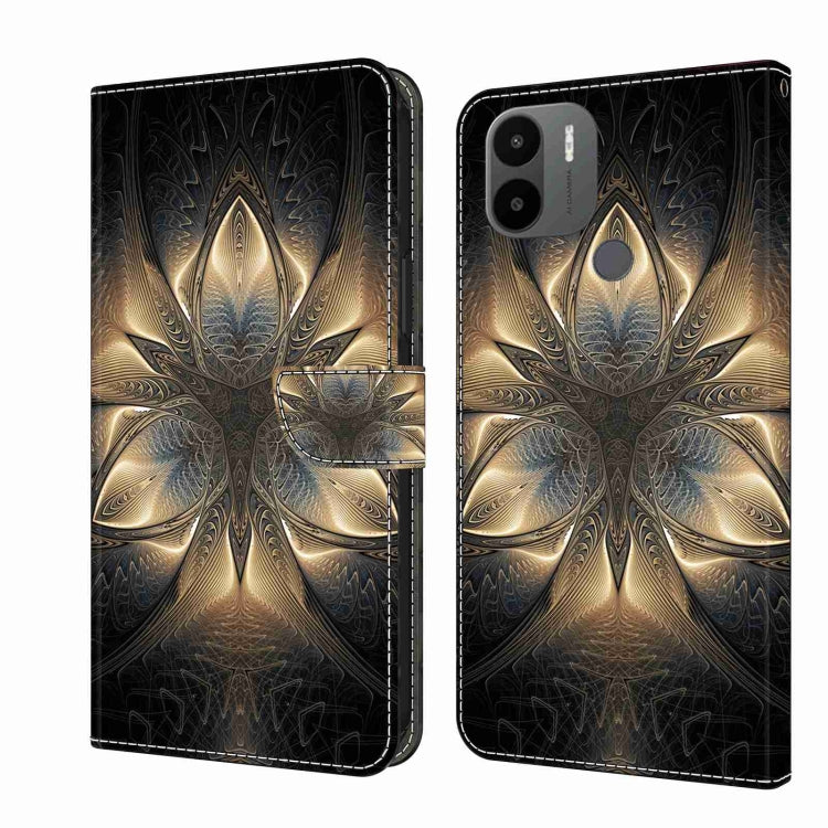 For Xiaomi Redmi A1+ / A2 / A2+ Crystal 3D Shockproof Protective Leather Phone Case(Luminous Building) - free shipping - PMC TechLife - Order now!