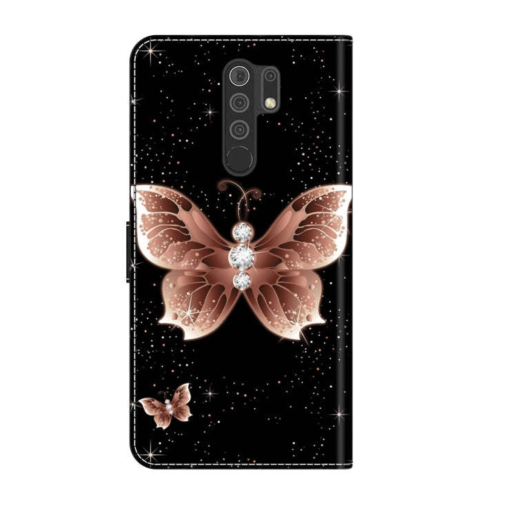For Xiaomi Redmi 9 Crystal 3D Shockproof Protective Leather Phone Case(Pink Diamond Butterfly) - free shipping - PMC TechLife - Order now!