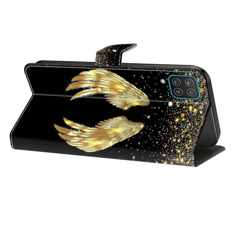 For Xiaomi Redmi 9A Crystal 3D Shockproof Protective Leather Phone Case(Golden Wings) - free shipping - PMC TechLife - Order now!