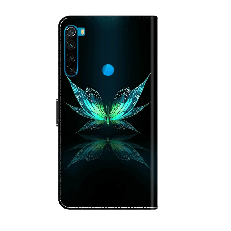 For Xiaomi Redmi Note 8 Crystal 3D Shockproof Protective Leather Phone Case(Reflection Dutterfly) - free shipping - PMC TechLife - Order now!